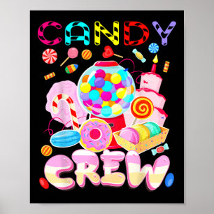 Candy Land Candy Crew Party Halloween Kostüme Adu Poster