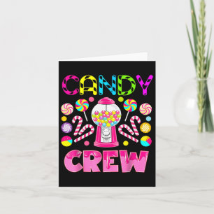 Candy Land Candy Crew Party Halloween Kostüme Karte