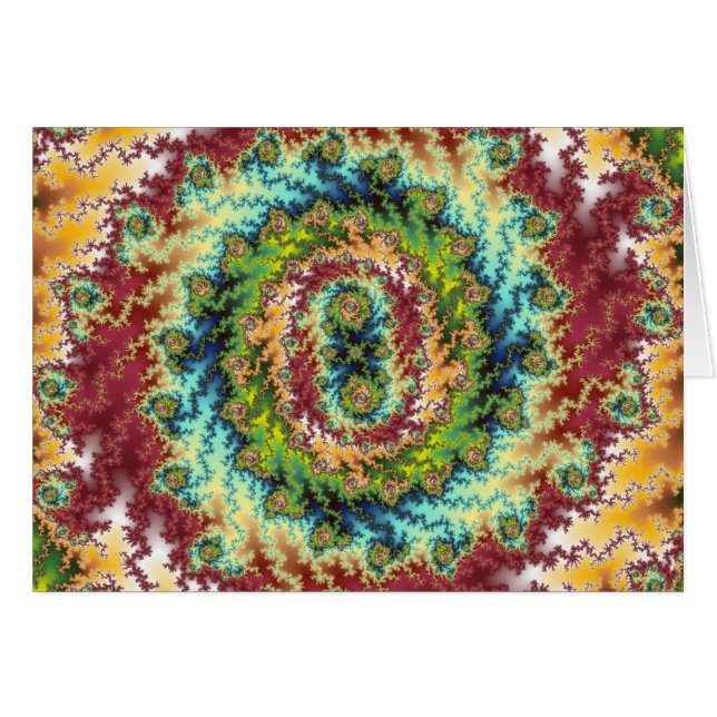 Candy Land - Fraktal Card (Vorderseite (Horizontal))