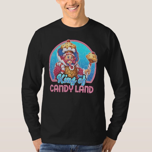 Candy Land King of Candy Land Portrait T-Shirt (Vorderseite)