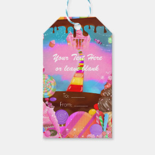 Candy Land Party Fantasy Geburtstag Custom Gevor Geschenkanhänger