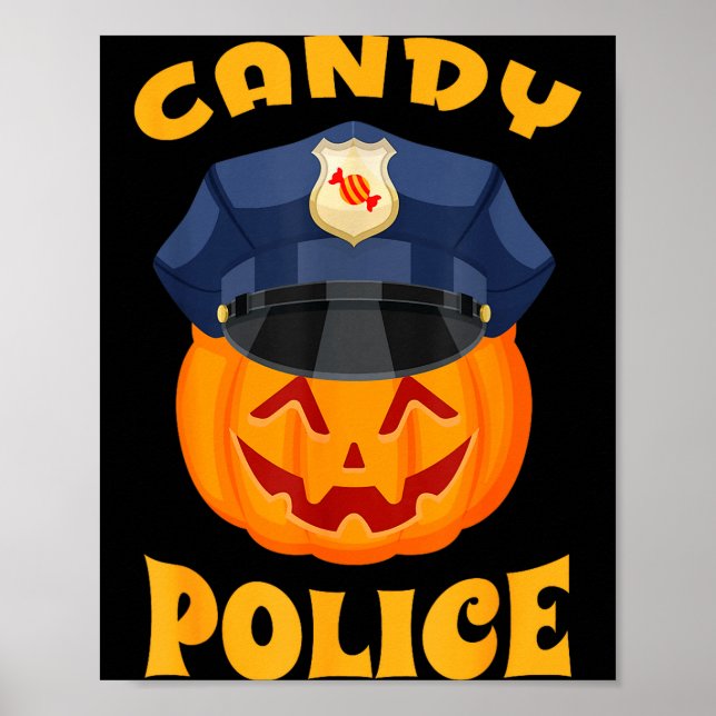 Candy Lice Halloween Party Trick Or Treat Security Poster (Vorne)