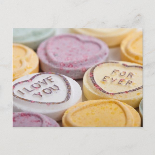 Candy-Liebe Postkarte (Vorderseite)
