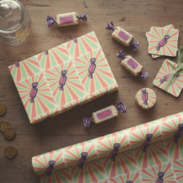 Candy Lollie Wrapping Paper Geschenkpapier (Von Creator hochgeladen)
