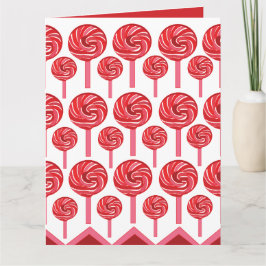 Candy Lollipop Sweet Candy Lollipop Karte