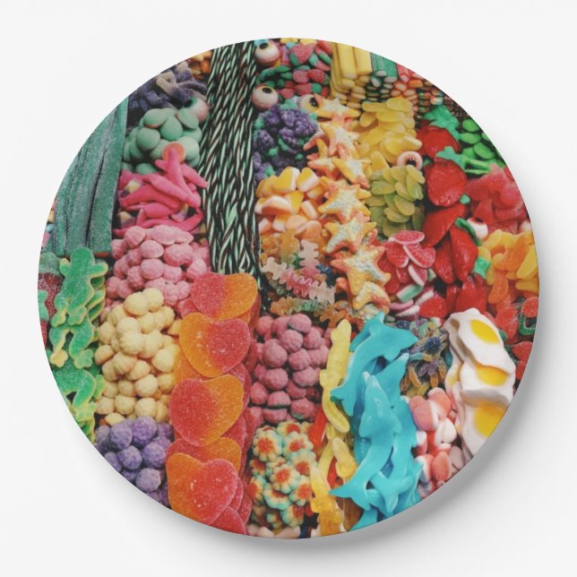 CANDY Lover Pappteller (Vorderseite)