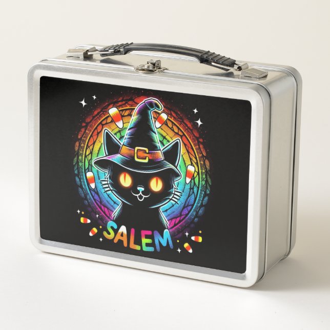 Candy Mais Black Cat Salem Lunch Box (Vorderseite)