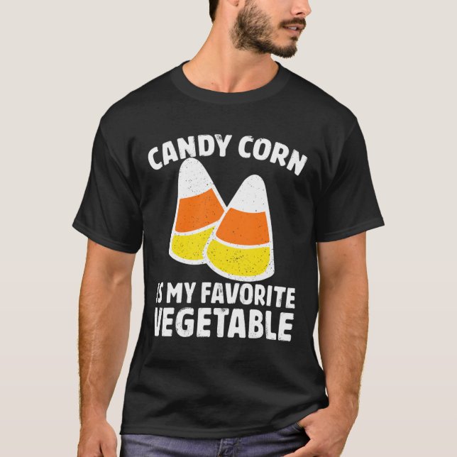 Candy Mais ist mein Lieblings-Gemüse T-Shirt Retro (Vorderseite)