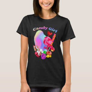 Candy Niedlich Girl Sweet Lolly Candy Leckerei 2 T-Shirt