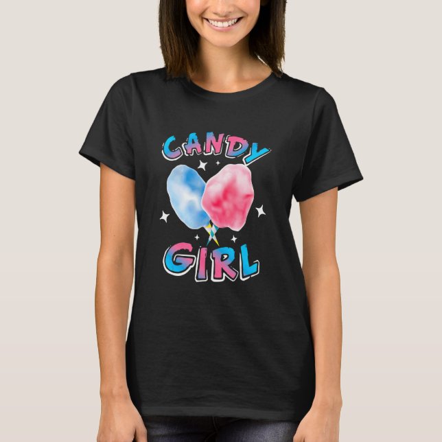 Candy Niedlich Girl Sweet Lolly Candy Leckerei T-Shirt (Vorderseite)