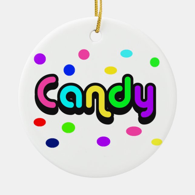 Candy-Ornament Keramik Ornament (Vorne)