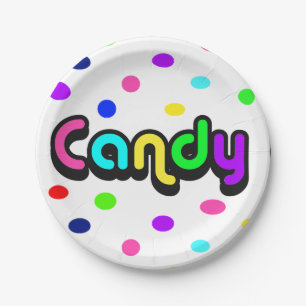 Candy Pappteller