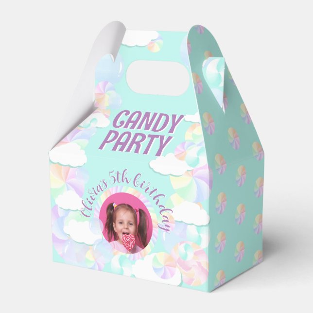 Candy Party Geschenkschachtel (Vorderseite)