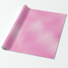 Candy Pastel Pink Rose Glass Ice Glam Geschenkpapier