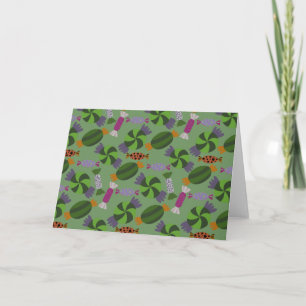 Candy pattern Lollies pattern lollipop 27 Karte