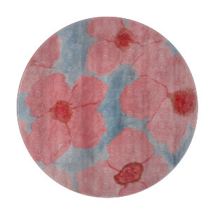 Candy Pink Blume Coppingboard Schneidebrett