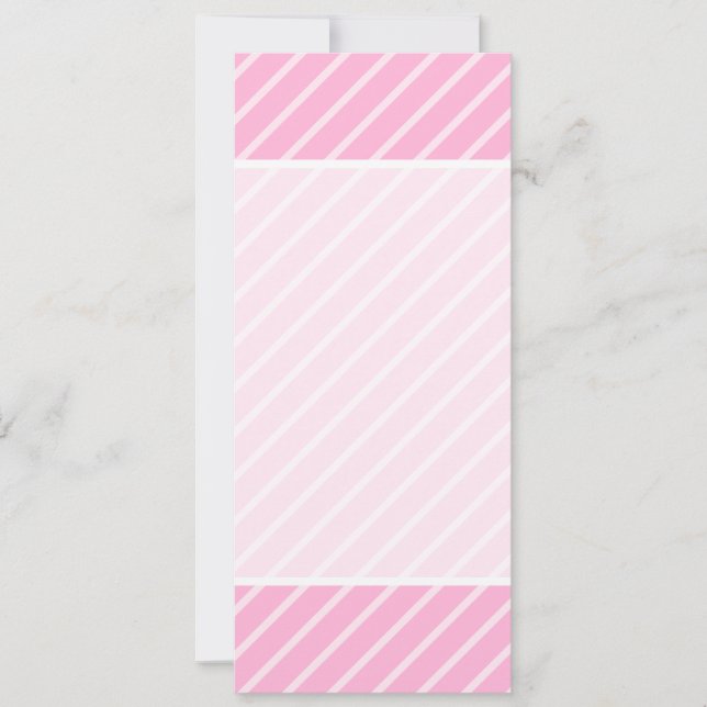 Candy Pink Diagonal Strippenmuster. (Vorderseite)