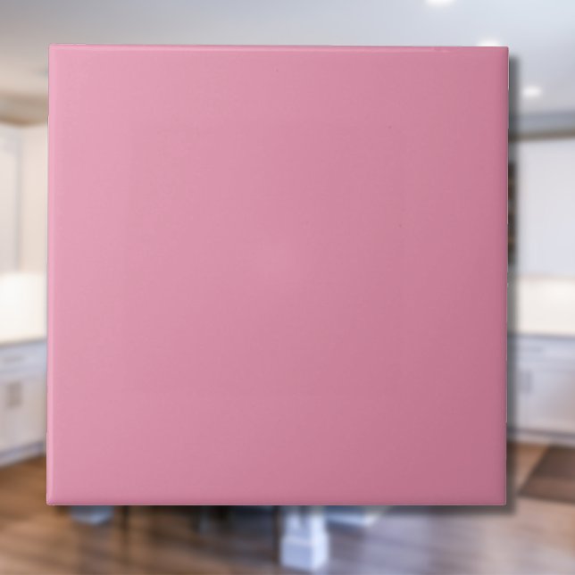 Candy Pink Solid Color | Klassisches Elegant Fliese (Von Creator hochgeladen)