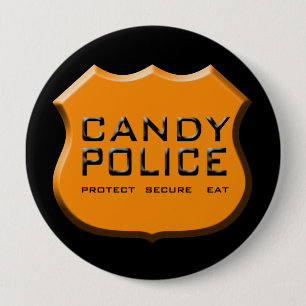 Candy Police Abzeichen Button