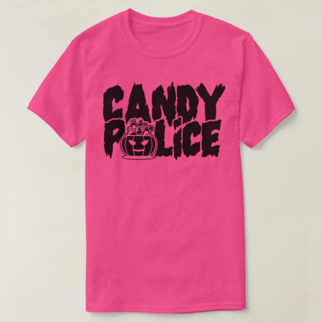 Candy Police Funny Halloween 1 T-Shirt (Design vorne)