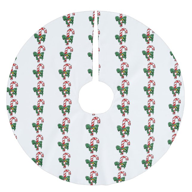 Candy Polyester Weihnachtsbaumdecke (Vorderseite)