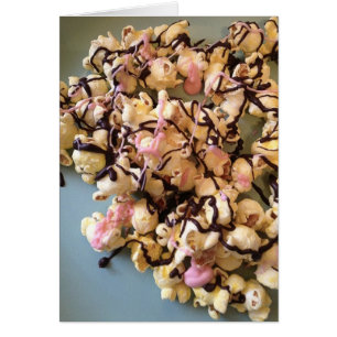 Candy Popcorn mit bearbeitbarem Text