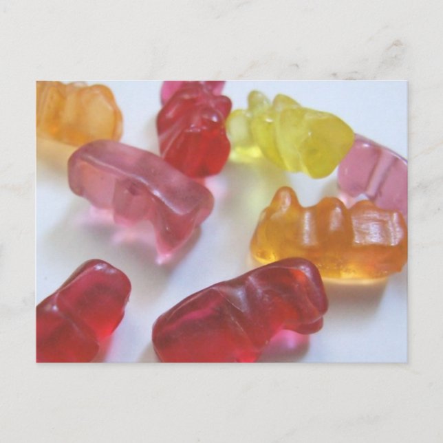 Candy Postcard Postkarte (Vorderseite)