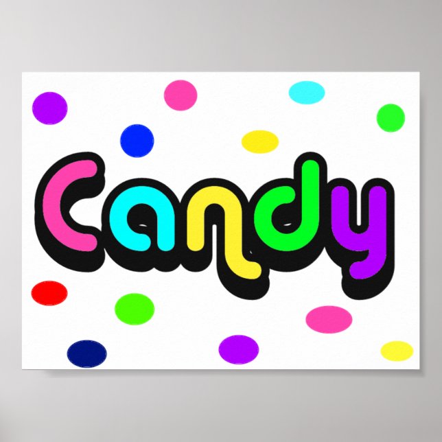 Candy-Poster Poster (Vorne)