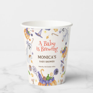 Candy Pumpkin Ghosts Halloween Baby Begrüßungszeic Pappbecher