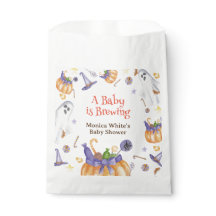 Candy Pumpkin Ghosts Halloween Baby Brewing Dusche