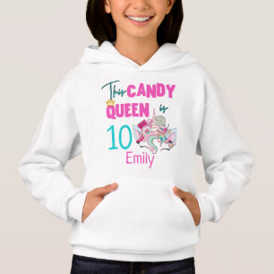 Candy Queen Colorful Sweet Unicorn Custom Hoodie