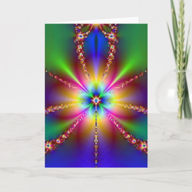 Candy Rainbow Blank Notecard/Stationery (Vorderseite)