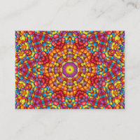 Candy Red Yellow Orange Vintag Kaleidoskop