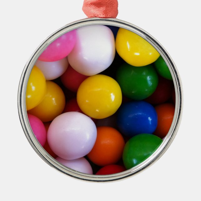 Candy Regenbogenkugeln Ornament Aus Metall (Vorne)