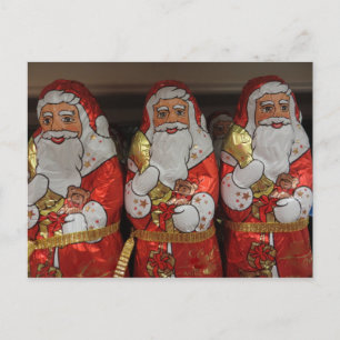 Candy Santa Trio Feiertagspostkarte