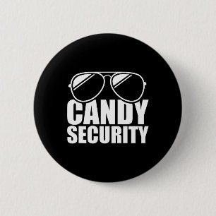 Candy Security Funny Easy Halloween Kostüm Erwachs Button