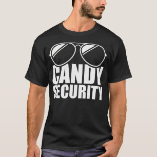 Candy Security Funny Easy Halloween Kostüm Erwachs T-Shirt