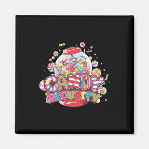 Candy Security Funny Halloween Costume Boys Girls Magnet