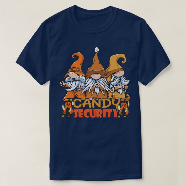 Candy Security Pumpkin Cat Helloween 83 T-Shirt (Design vorne)