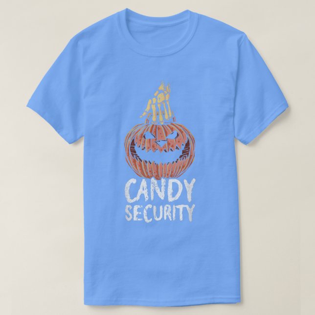 Candy SecurityHalloween Apparel Funny Halloween 32 T-Shirt (Design vorne)