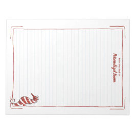 Candy Seepferd Lined Notizblock
