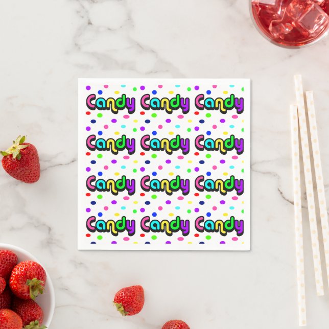 Candy Serviette (Beispiel)