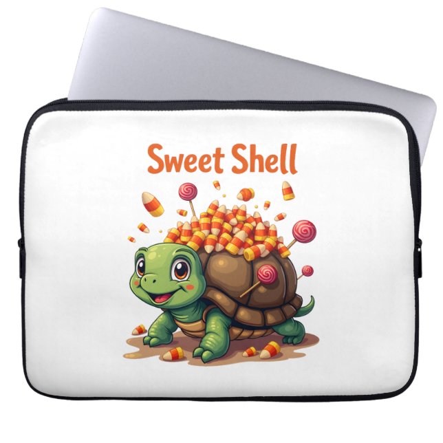 Candy Shell Turtle Laptopschutzhülle (Vorderseite)