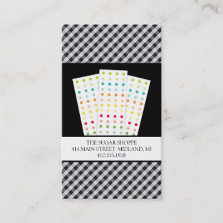 Candy Shop Business Cards Visitenkarte