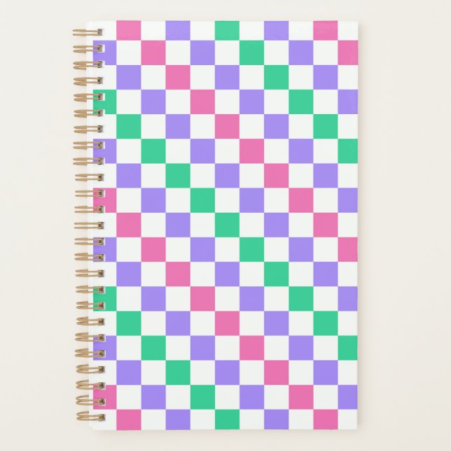 Candy shop diagonal checkerboard pattern planer (Vorderseite)