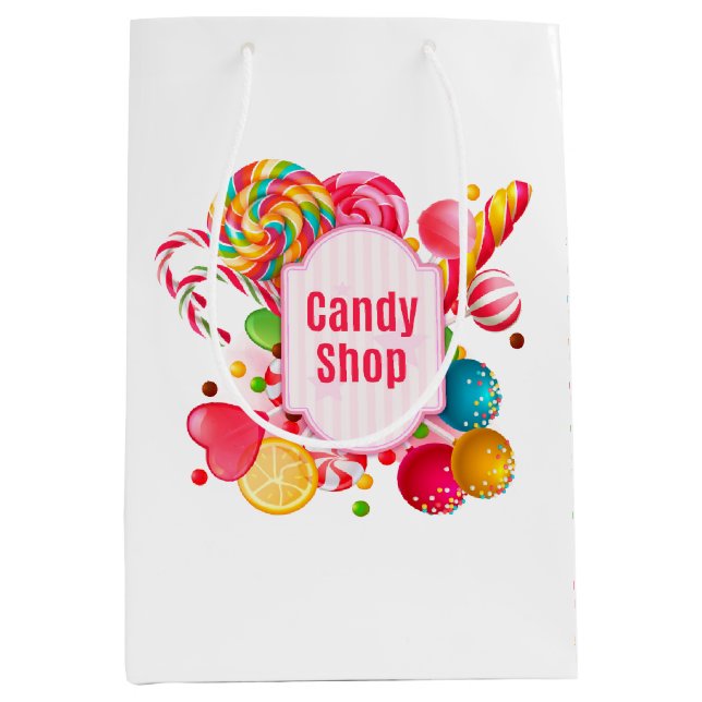 Candy Shop Geschenktasche Mittlere Geschenktüte (Vorderseite)