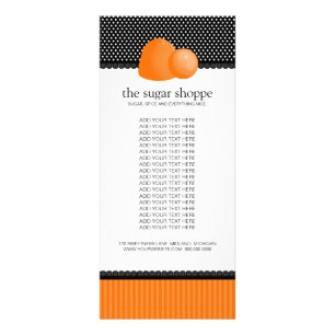 Candy-Shop-Produktrackkarten Werbekarte
