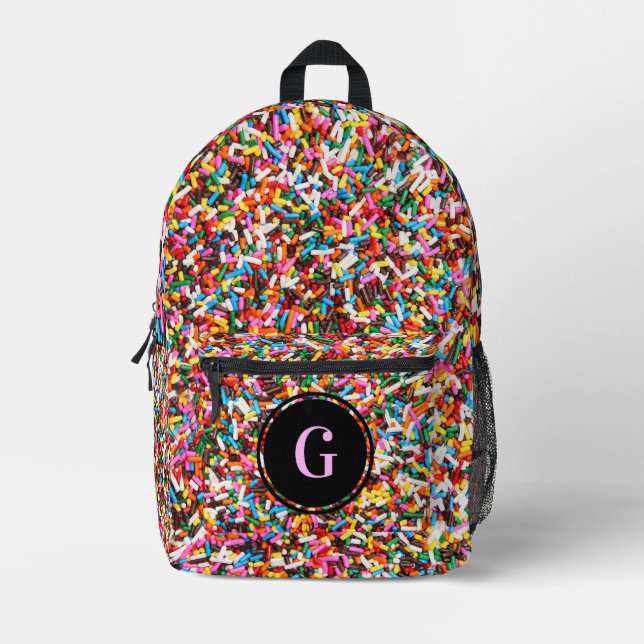 Candy Sprinkles Bedruckter Rucksack (Vorderseite)
