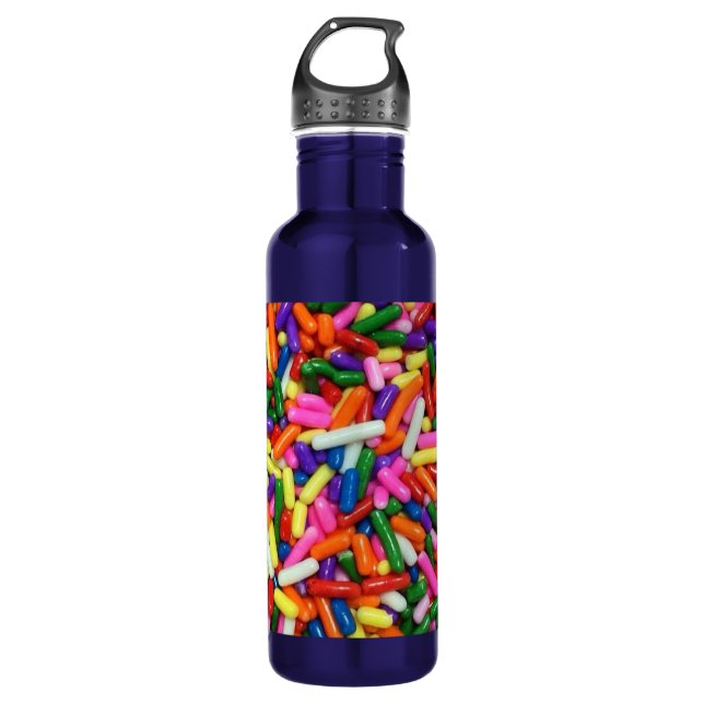 Candy Sprinkles Edelstahlflasche (Vorderseite)
