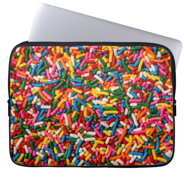 Candy Sprinkles Laptopschutzhülle (Vorderseite)